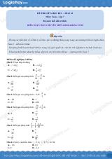 Đề thi giữa kì 1 Toán 7 - Đề số 10 - Kết nối tri thức